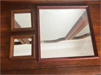 Lot of 3 mirrors