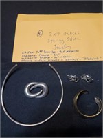 2.07 ounces sterling silver jewelry