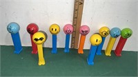 Vintage Footed PEZ Emotions & Funky Faces
