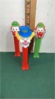 Vintage Footed PEZ Bozo The Clown, Peter the Rez,