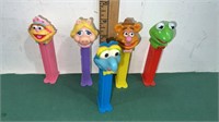 Vintage Footed PEZ ‘The Muppets ‘ Dispenser Set
