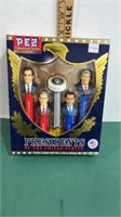 Vintage Footed PEZ ‘The Presidents ‘ Dispenser
