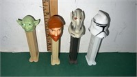 Vintage Footed PEZ Star Wars Dispenser Lot, Yoda,