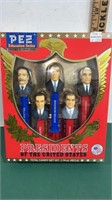 Footed PEZ The Presidents Dispenser Set Sealed in