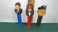 Vintage Footed PEZ Pirates of Caribbean Lot