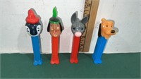 Vintage Thin-footed PEZ Indian Whistle & Penguin