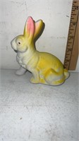 Vintage Composite Easter Bunny Candy Container