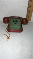 Vintage TIN Telephone Kids Toy