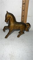 Vintage Cast Iron Prancing Horse Toy Figure Bank