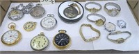Assorted Pocket Watches, Sears, Aristocrat,