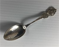 STERLING SILVER ILLINOIS COLLECTOR SPOON