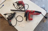 Tools Homelite chainsaw Skil & Milwaukee drills