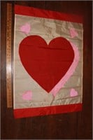 2X3 FLAG "RED AND PINK HEARTS"
