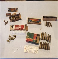 32 rounds vintage ammo + 11 empties 38 special +