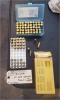 70 rounds 45 acp Auto ammo + 14 empties