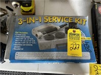 3-IN-ONE FRONT END SERVICE KIT IN CASE IN BOX