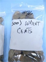 (300) Wheat Cents