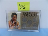 American Frontier Liberty Head Nickels (5 Coins)