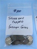 Silver and Copper Foreign Coins