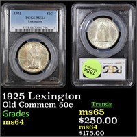 PCGS 1925 Lexington Old Commem Half Dollar 50c Gra