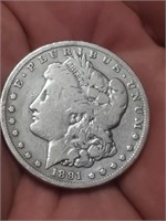 1891 O US Morgan silver dollar, New Orleans