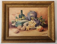 Signed S.W. Meltzer 1947 Oil On Canvas
