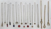 Collection Of 18 Pendant Necklaces