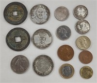 Collection Of 15 Foreign Coins