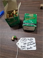 appx 100 rounds 9mm 380 blanks ammo