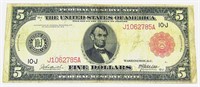 1914 $ FEDERAL RESERVE NOTE LARGE U.S. CURRENCY