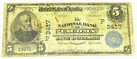 1913 $5 NATIONAL BANK of TACOMA