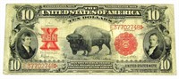 1901 $10 "BISON" U.S. NOTE