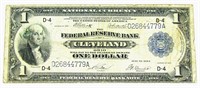 1918 $1 NATIONAL CURRENCY CLEVELAND OHIO