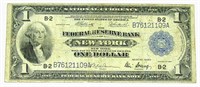1918 $1 NATIONAL CURRENCY NEW YORK NY