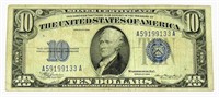 1934 $10 SILVER CERTIFICATE CIRC