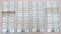 (50) $1 SILVER CERTIFICATES - U.S. CURRENCY