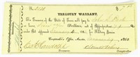 1862 $7.42 TEXAS TREASURY WARRANT