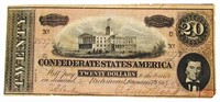 1864 $20 CONFEDERATE STATES of AMERICA