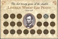 1939-1958 LINCOLN WHEAT-EAR PENNY SET