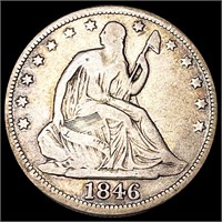 1846-O Seated Liberty Half Dollar NICELY