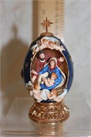 HOUSE OF FABERGE NUMBERED EGG "THE NATIVITY"