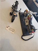 HARLEY DAVIDSON toy motorcycle & telephone