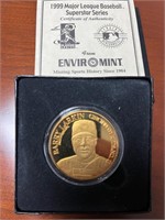 1999 Limited Ed. Barry Larkin  .999 Bronze Metal