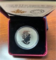 2014 CA 1oz .999 REVERSE PF Silver Maple Leaf coin