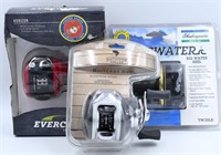 3 New In The Package Fishing Reels