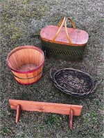 Vintage picnic basket and more!