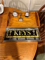 Miscellaneous thermometer key holder lot