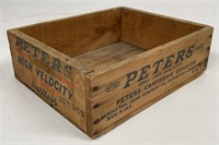 Vintage Peters 22 Short Ammo Wooden