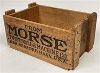 Vintage Morse Twist Drill Wooden Crate
Measures