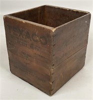 Vintage Texaco Marfak Oil Wooden Crate
Measures